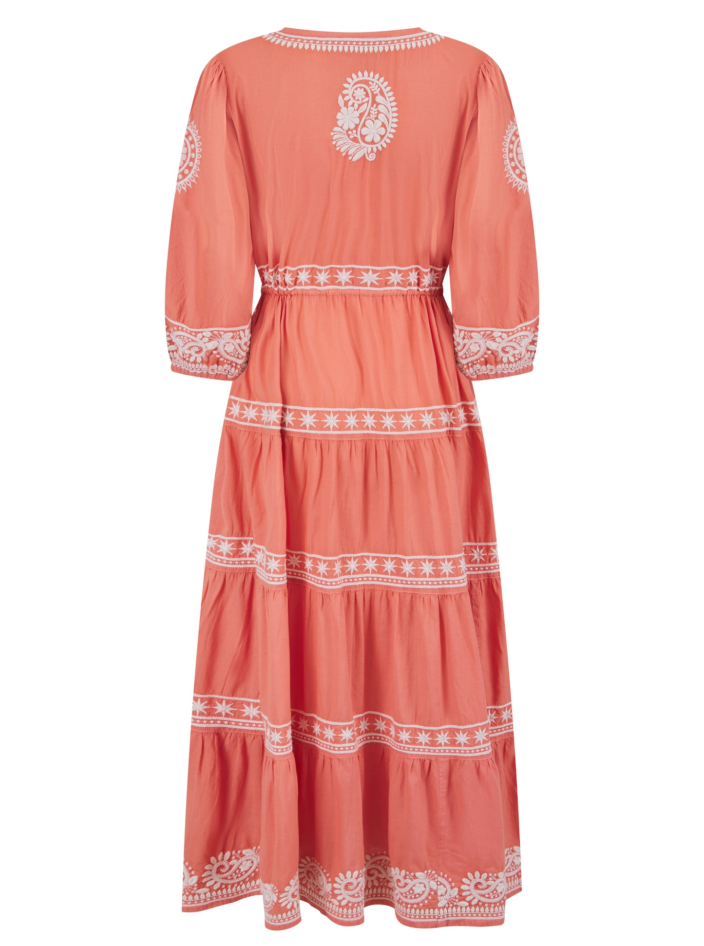 Azul Ocre/Cream Maxi Dress - Dress