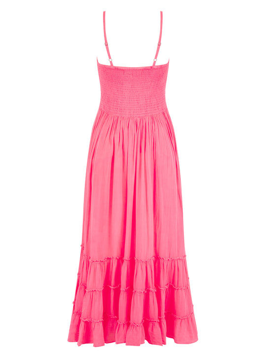 Load image into Gallery viewer, Boheme Cerise Maxi Dress - Dress
