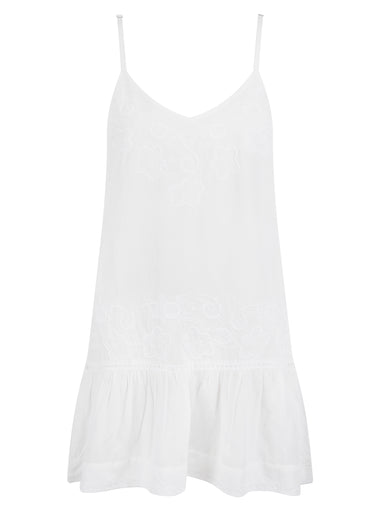 Cruz White Mini Dress - Dress
