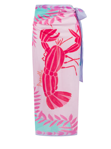 Iggy Lobster Aqua Sarong - ONE SIZE - Sarong