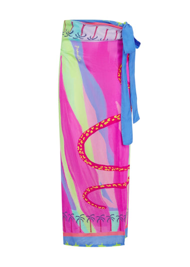 Iggy Wild Purple Sarong - ONE SIZE - Sarong