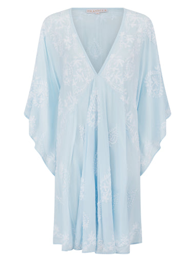 Ola Sky/Blue Kaftan - ONE SIZE - Kaftan