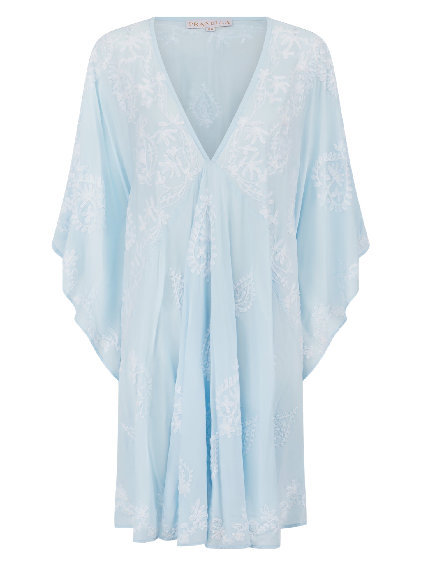 Load image into Gallery viewer, Ola Sky/Blue Kaftan - ONE SIZE - Kaftan
