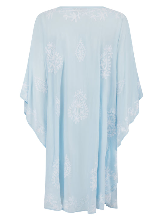 Load image into Gallery viewer, Ola Sky/Blue Kaftan - ONE SIZE - Kaftan
