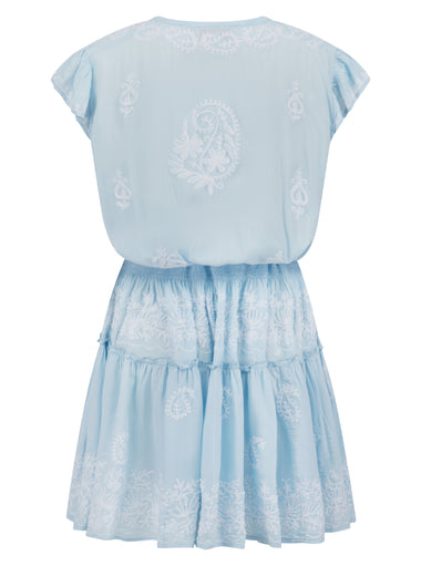 Rider Sky/Blue Mini Dress - Dress