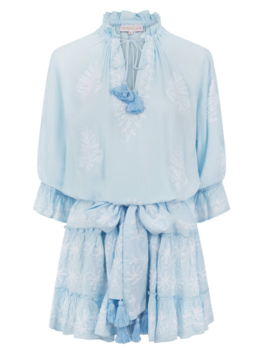 Sia Sky/Blue Mini Dress - Dress