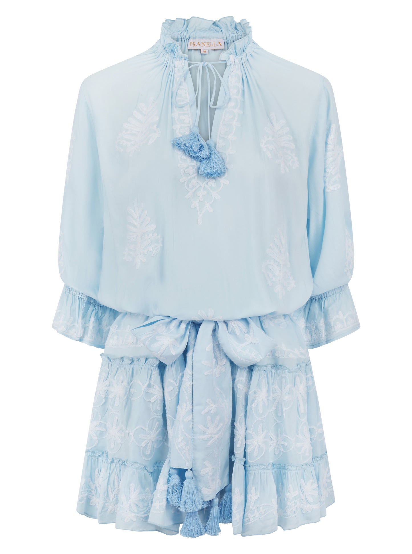 Load image into Gallery viewer, Sia Sky/Blue Mini Dress - Dress
