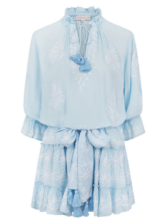 Sia Sky/Blue Mini Dress - Dress
