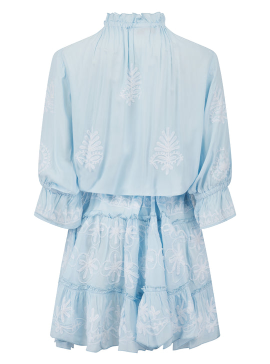 Sia Sky/Blue Mini Dress - Dress