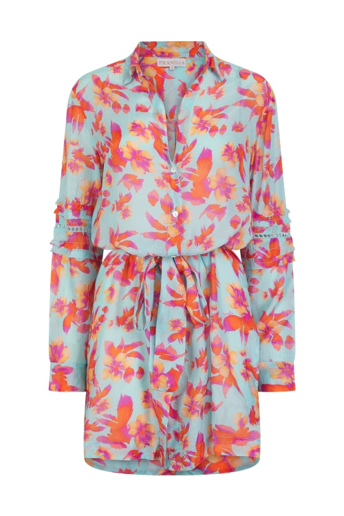 Load image into Gallery viewer, Uno Tahiti Days Shirt Dress

