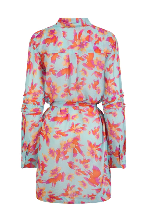Load image into Gallery viewer, Uno Tahiti Days Shirt Dress
