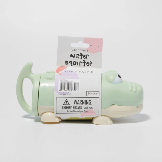 Load image into Gallery viewer, Water Squirters Crocodile Pastel Green - Water Game
