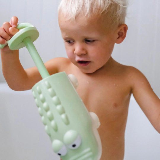 Load image into Gallery viewer, Water Squirters Crocodile Pastel Green - Water Game
