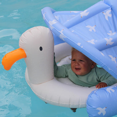 Baby Float Sid the Seagull Blue - Pool Inflatable