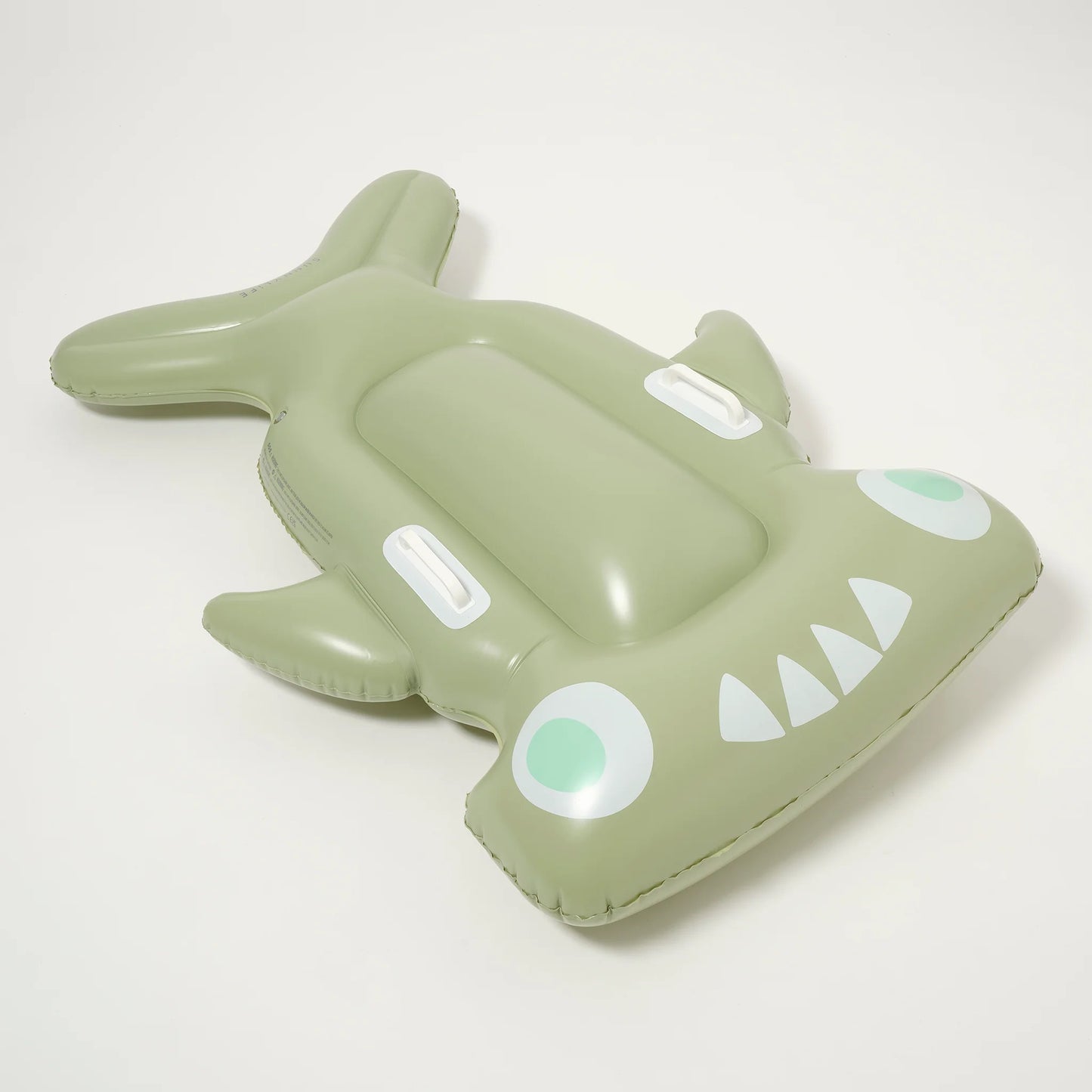 Load image into Gallery viewer, Kids Lie-On Float Salty the Shark Khaki - Pool Inflatable

