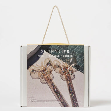 Kids Inflatable Noodle Cotton Candy Glitter Set of 2 - Pool Inflatable