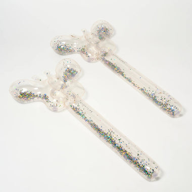 Kids Inflatable Noodle Cotton Candy Glitter Set of 2 - Pool Inflatable