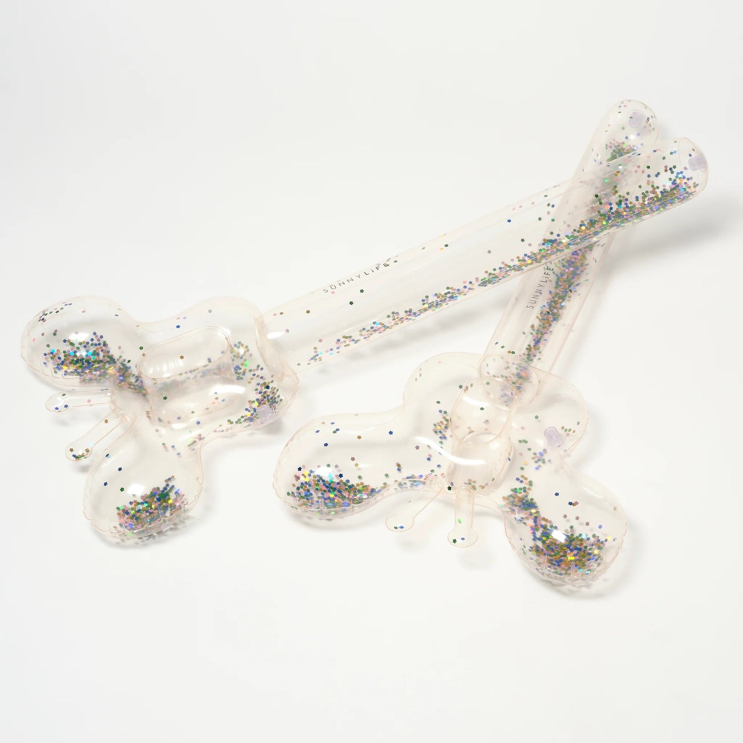 Load image into Gallery viewer, Kids Inflatable Noodle Cotton Candy Glitter Set of 2 - Pool Inflatable
