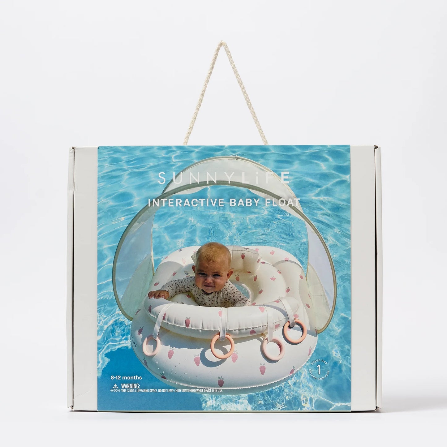 Load image into Gallery viewer, Interactive Baby Float Strawberry Sunshine Pink - Pool Inflatable
