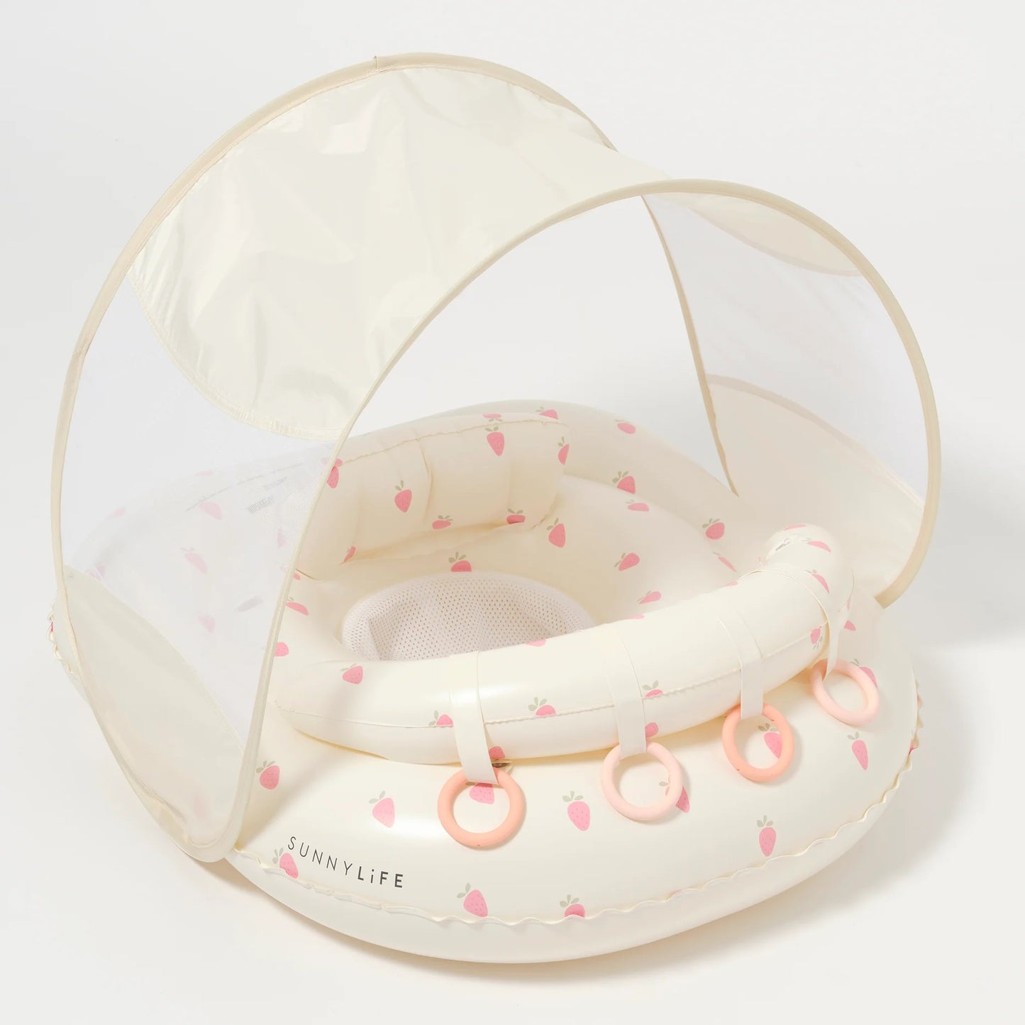 Load image into Gallery viewer, Interactive Baby Float Strawberry Sunshine Pink - Pool Inflatable
