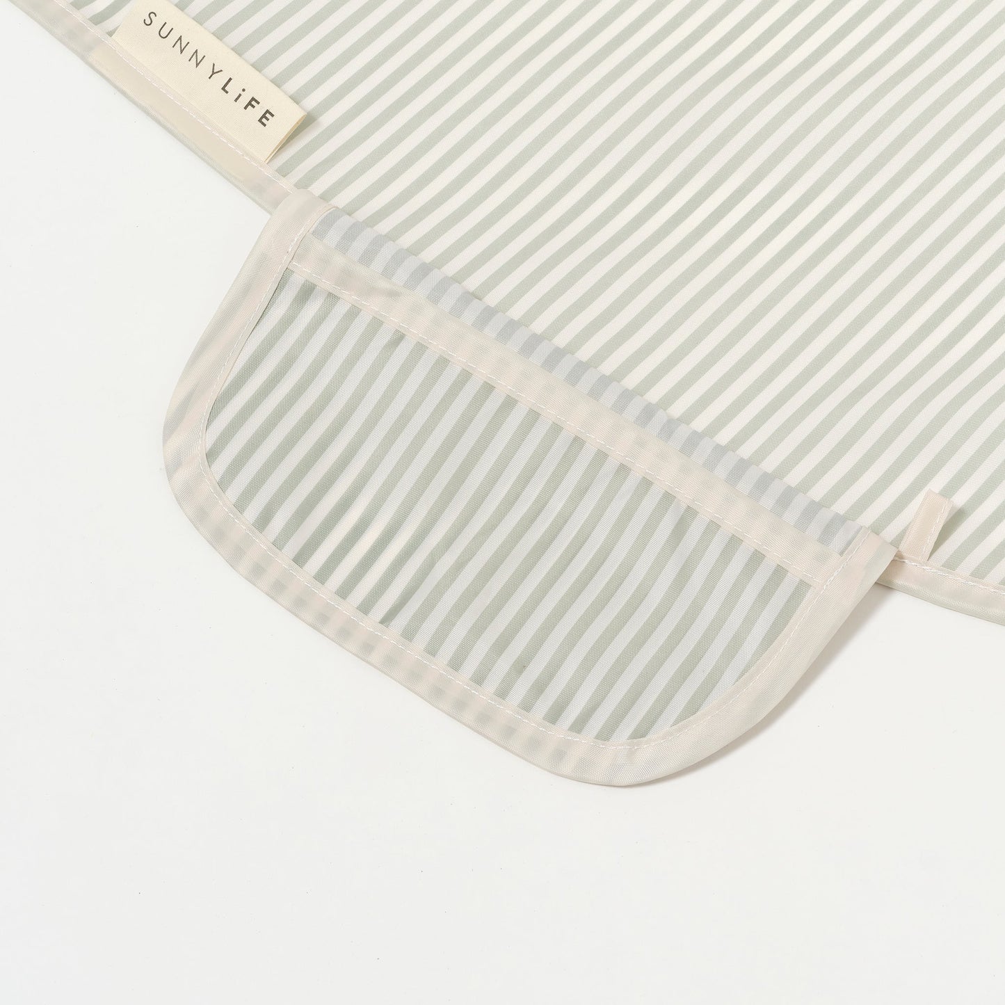 Load image into Gallery viewer, Solo Sun Shader La Palma Sage Stripe - Beach Chair
