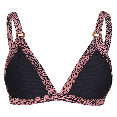 Triangle Top Bikini with Contrast Banding - Bikini Top