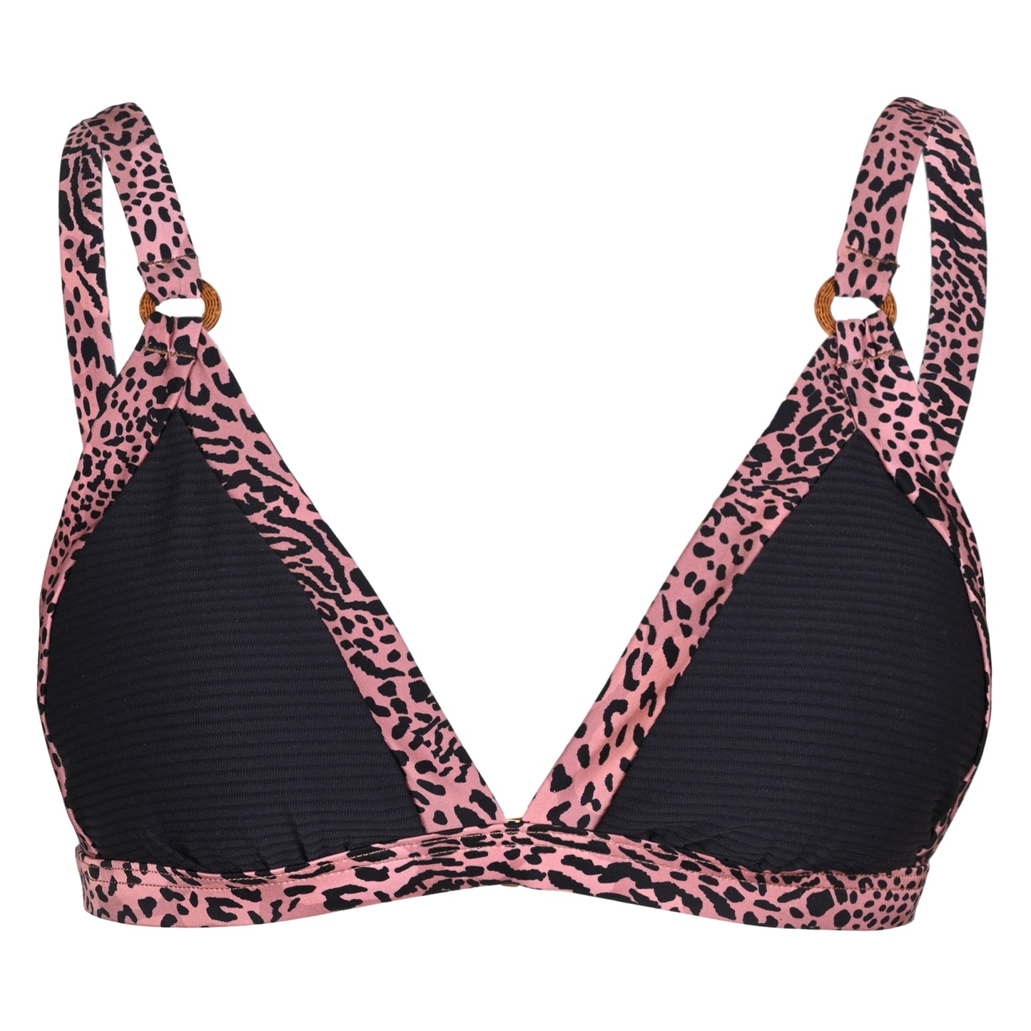 Triangle Top Bikini with Contrast Banding - Bikini Top