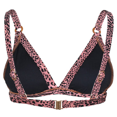 Triangle Top Bikini with Contrast Banding - Bikini Top