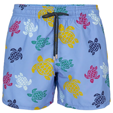 Men Swim Shorts Ronde des Tortues Multicolores - Men’s Swim Shorts