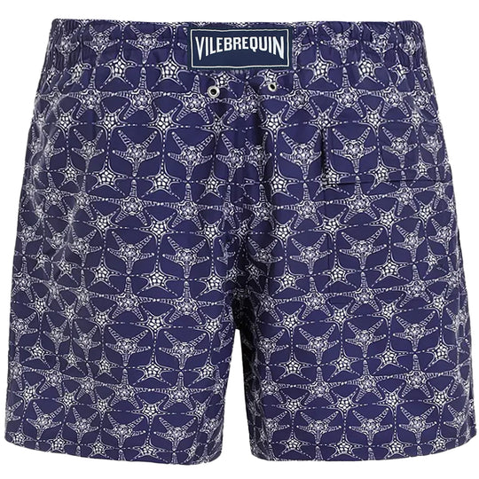 Men Swim Shorts Stars Navy Blue