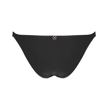 Solid Paula Brazilian Bottom Black - Bikini Bottom