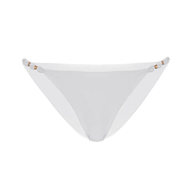 Solid Paula Brazilian Bottom White - Bikini Bottom