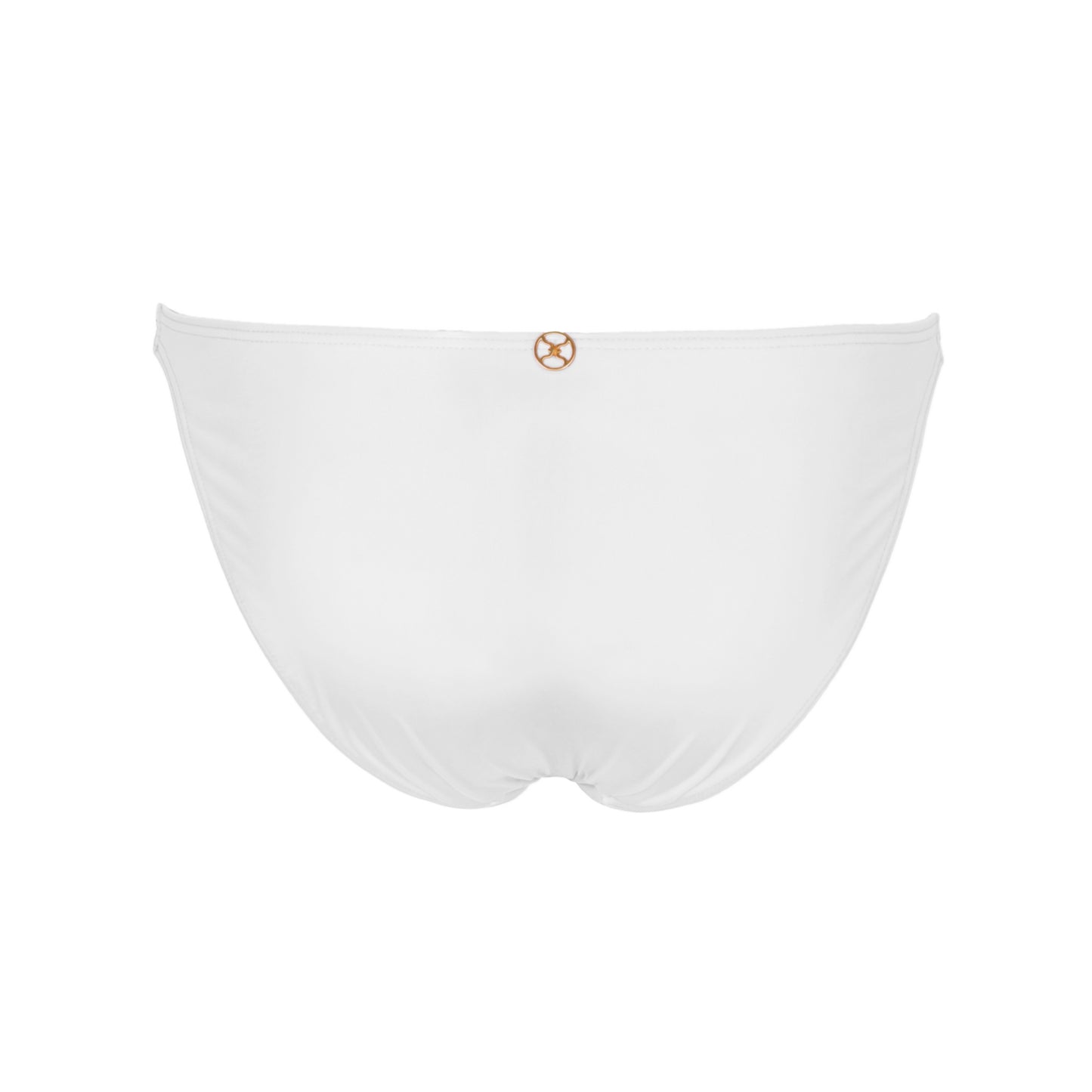 Load image into Gallery viewer, Solid Paula Bottom Full White - Bikini Bottom
