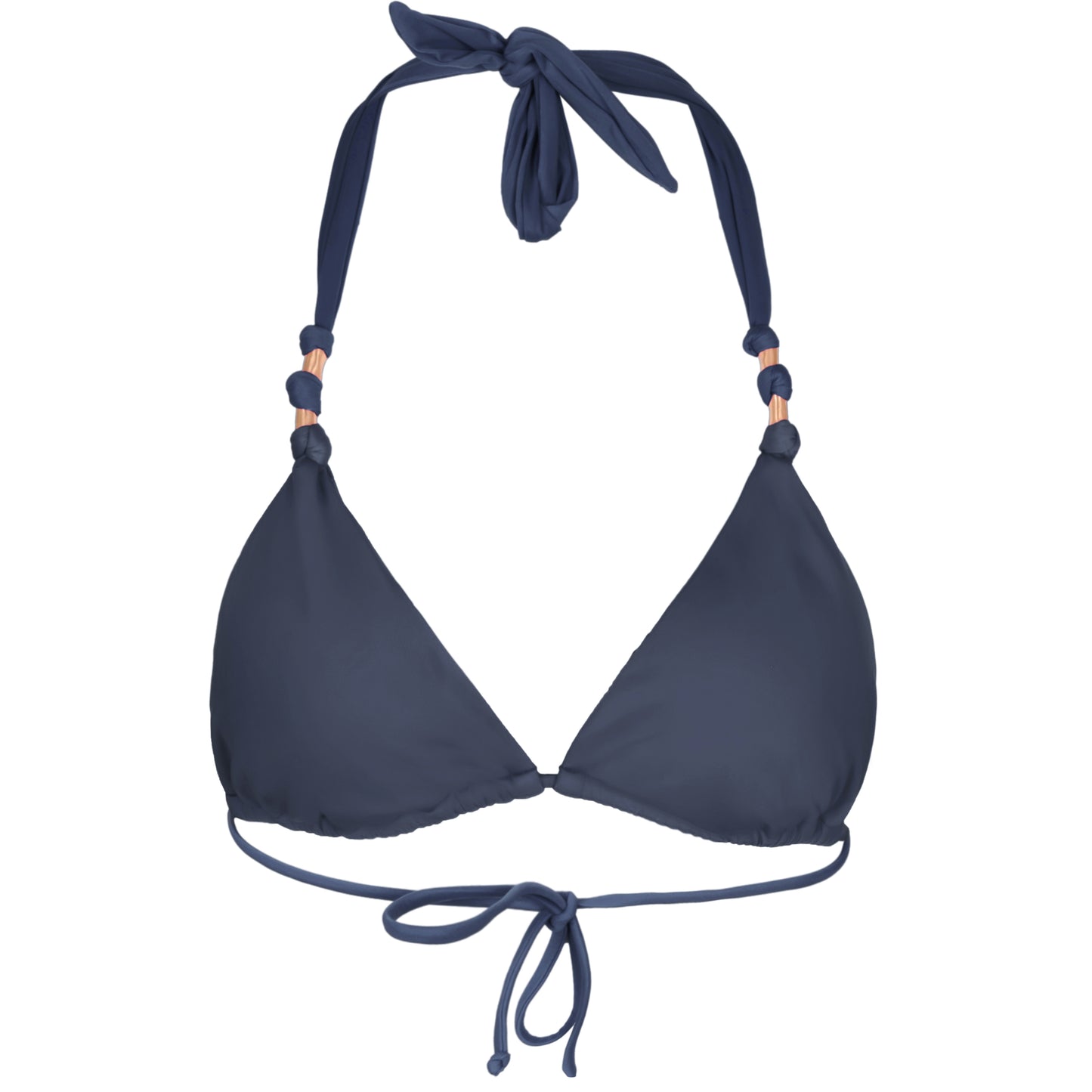 Load image into Gallery viewer, Solid Paula Top Navy - Bikini Top
