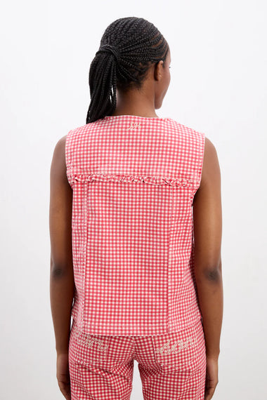 Mari Top Red Gingham