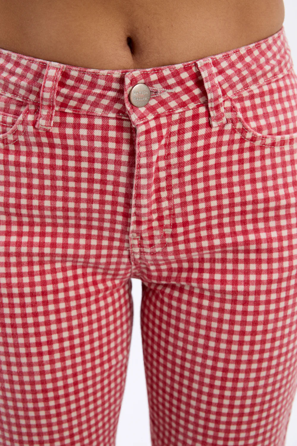 Load image into Gallery viewer, Kenny Jeans Red Gingham
