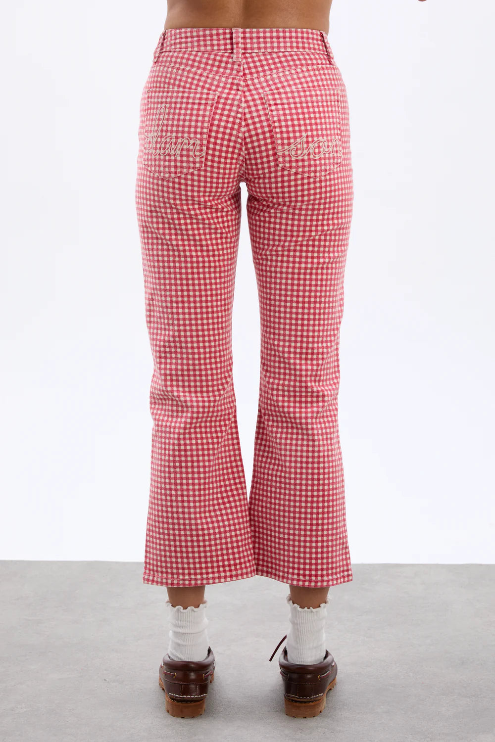 Load image into Gallery viewer, Kenny Jeans Red Gingham
