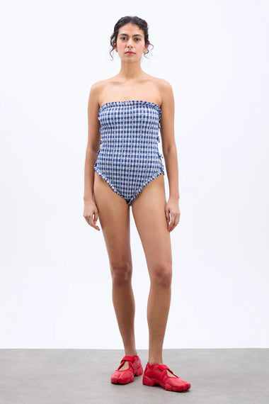 Betty Swimsuit Blue Margot Gingham