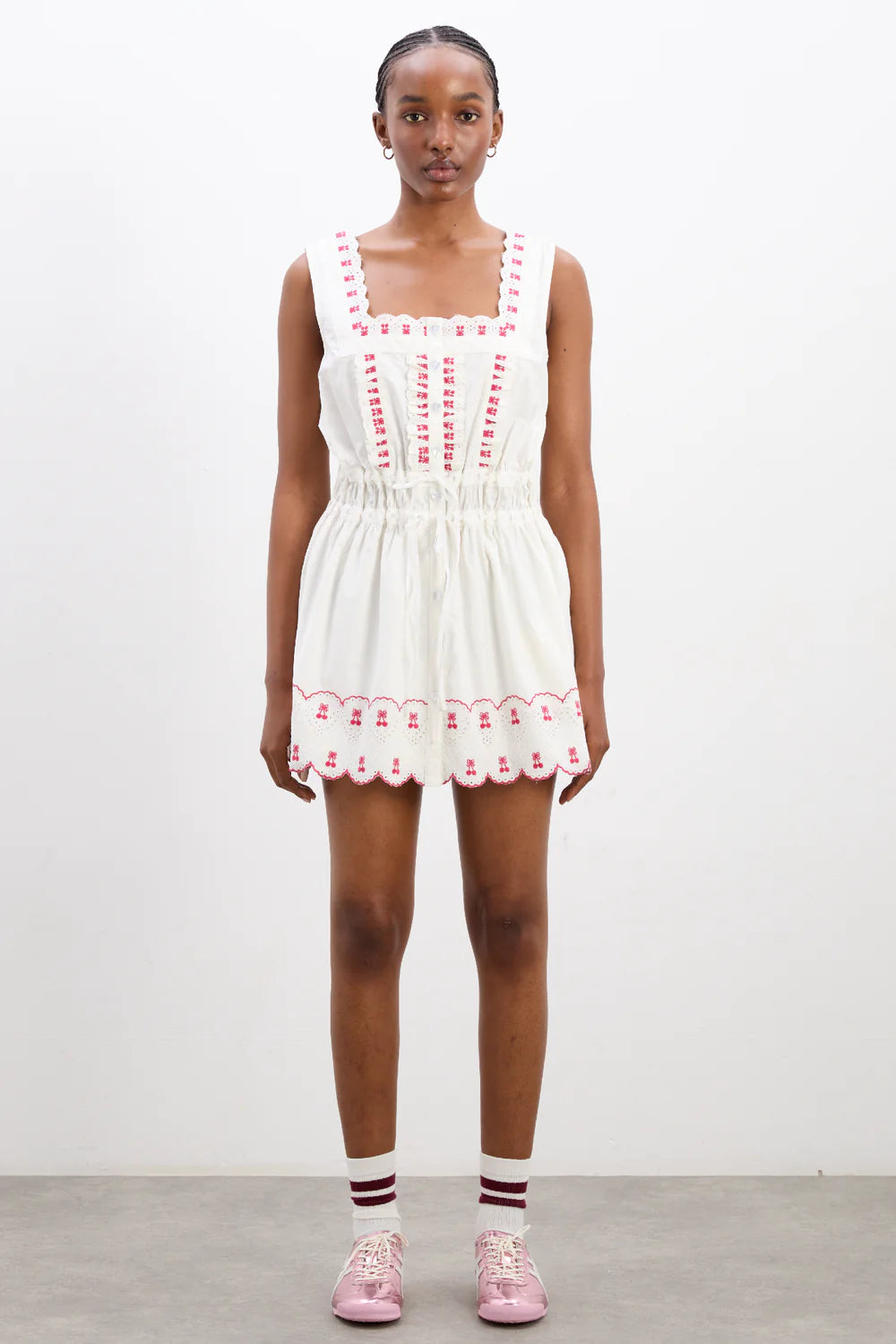 Load image into Gallery viewer, Amaya Mini Dress Cherries
