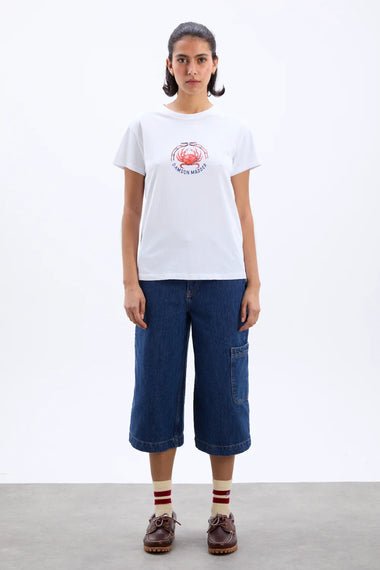 Crabby Bow Shrunken Tee