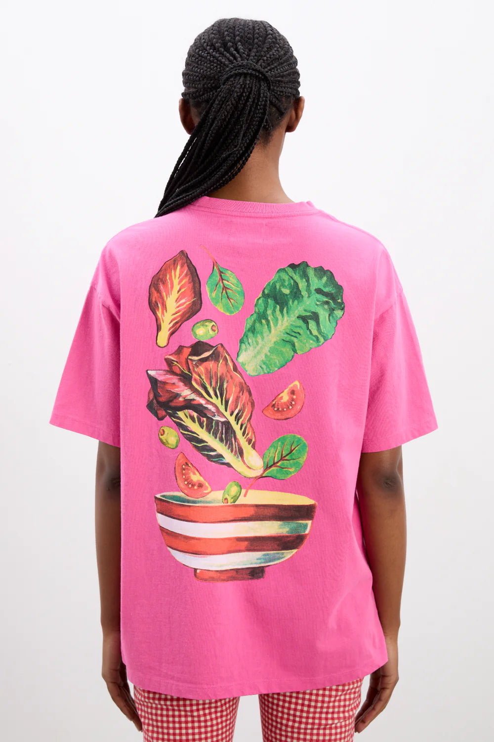 Load image into Gallery viewer, Salad Boyfriend Tee Pink
