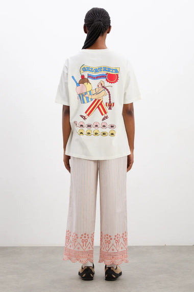 Gelati Girl Boyfriend Tee White