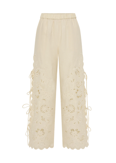 Sadie Pants Serpentine Broderie - Trousers