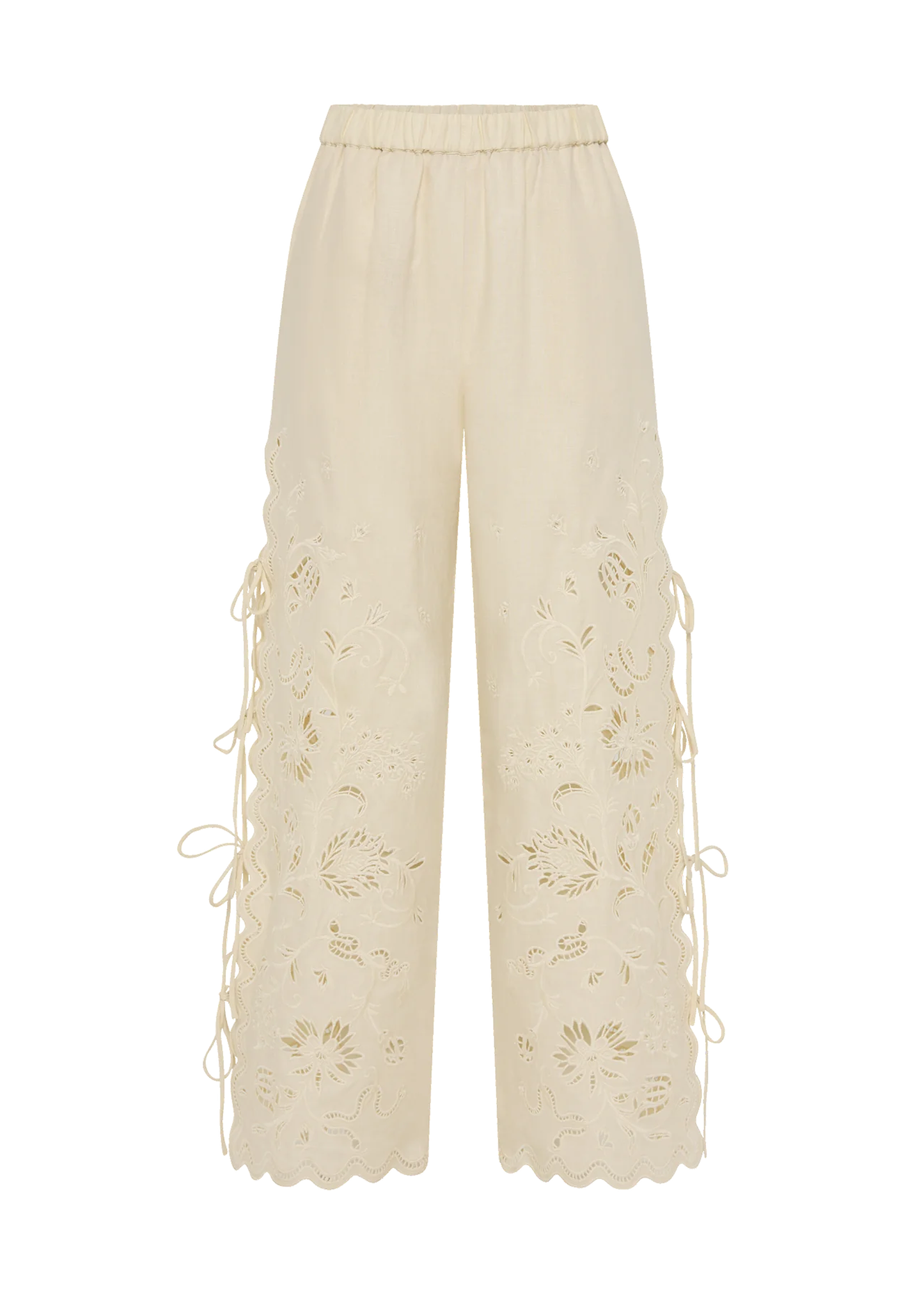 Load image into Gallery viewer, Sadie Pants Serpentine Broderie - Trousers
