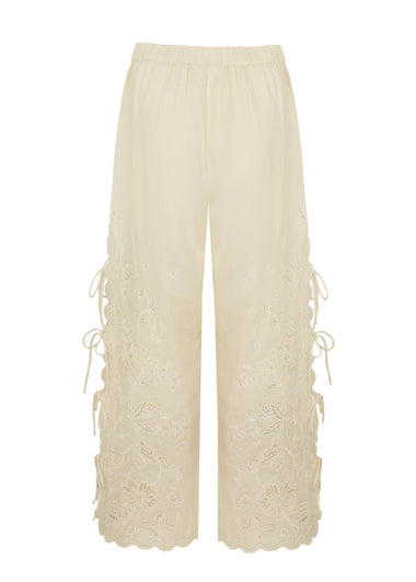 Sadie Pants Serpentine Broderie - Trousers