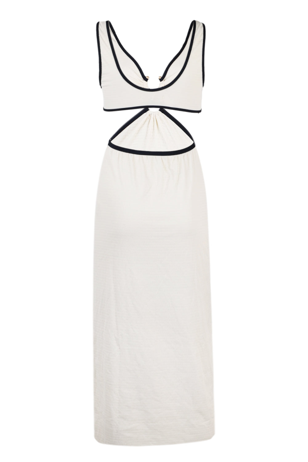 Load image into Gallery viewer, Beach Bound Midi Dress Ecru
