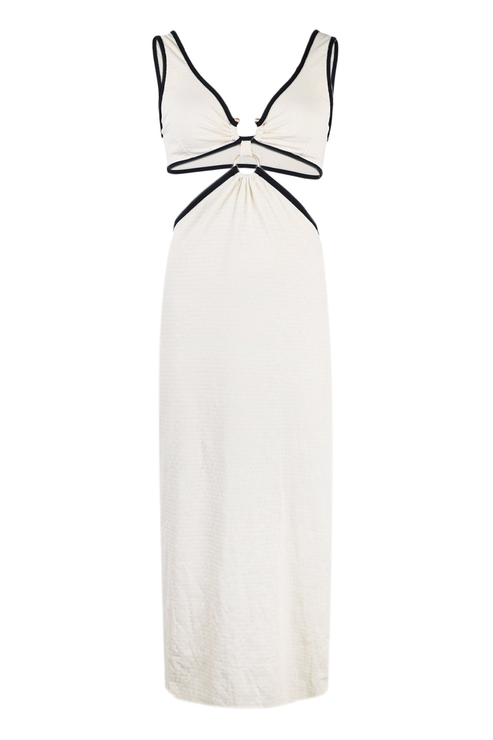 Load image into Gallery viewer, Beach Bound Midi Dress Ecru

