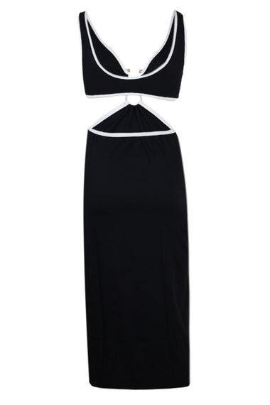 Beach Bound Midi Dress Black