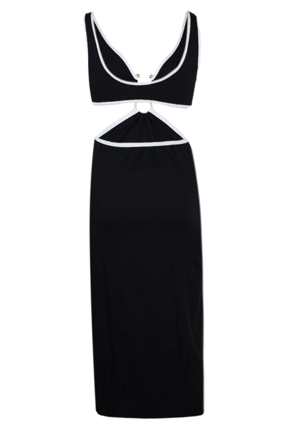 Load image into Gallery viewer, Beach Bound Midi Dress Black
