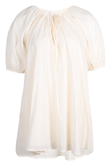 Mini Baby Doll Dress Ecru